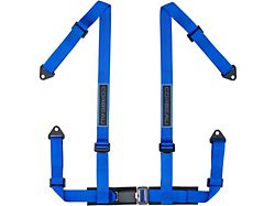 Corbeau 2-Inch 4-Point Bolt-In Harness Belt; Blue (Universal; Some Adaptation May Be Required)