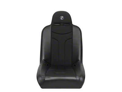 Corbeau Baja JP Wide Suspension Seat; Black Vinyl/Cloth (Universal; Some Adaptation May Be Required)