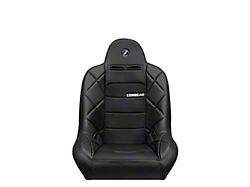 Corbeau Baja JP Suspension Seat; Black Vinyl/Cloth (Universal; Some Adaptation May Be Required)
