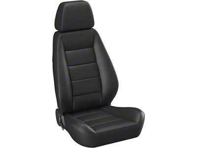Corbeau Sport Reclining Seats with Double Locking Seat Brackets; Black Leather (20-25 Jeep Gladiator JT)