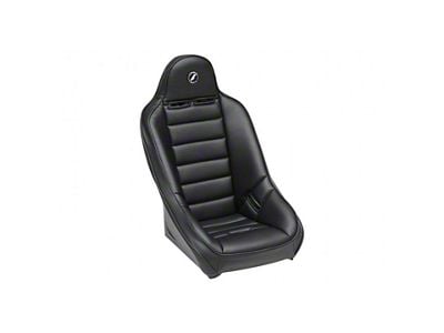 Corbeau Baja Ultra Wide Suspension Seats with Double Locking Seat Brackets; Black Vinyl (18-25 Jeep Wrangler JL)