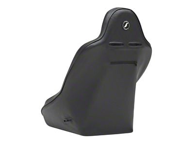 Corbeau Baja Ultra Wide Suspension Seats with Double Locking Seat Brackets; Black Vinyl/Cloth (18-25 Jeep Wrangler JL)