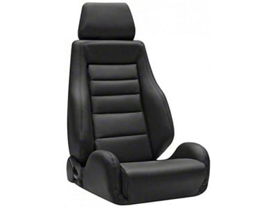 Corbeau GTS II Reclining Seats with Double Locking Seat Brackets; Black Leather (18-25 Jeep Wrangler JL)