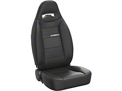 Corbeau Moab Reclining Seats with Double Locking Seat Brackets; Black Vinyl (91-95 Jeep Wrangler YJ)