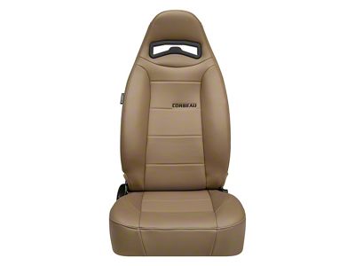 Corbeau Moab Reclining Seats with Seat Heater and Inflatable Lumbar; Spice Vinyl; Pair (Universal; Some Adaptation May Be Required)
