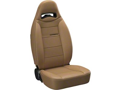 Corbeau Moab Reclining Seats with Double Locking Seat Brackets; Spice Vinyl (87-90 Jeep Wrangler YJ)