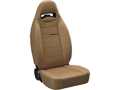 Corbeau Moab Reclining Seats with Double Locking Seat Brackets; Spice Vinyl (11-18 Jeep Wrangler JK 2-Door)