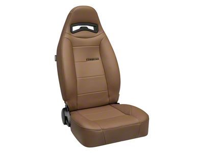 Corbeau Moab Reclining Seats with Double Locking Seat Brackets; Tan Vinyl (11-18 Jeep Wrangler JK 2-Door)