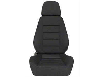 Corbeau Sport Reclining Seats with Double Locking Seat Brackets; Black Neoprene (18-25 Jeep Wrangler JL)