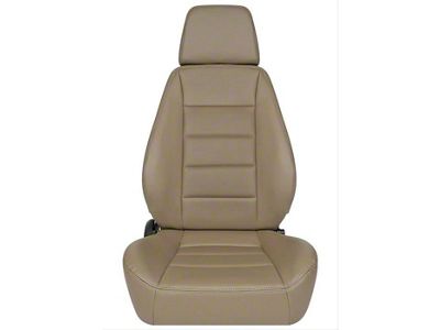 Corbeau Sport Reclining Seats with Double Locking Seat Brackets; Spice Vinyl (18-25 Jeep Wrangler JL)