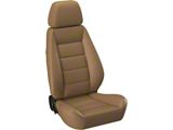 Corbeau Sport Reclining Seats; Spice Vinyl; Pair (76-18 Jeep CJ5, CJ7, Wrangler YJ, TJ & JK)