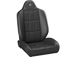 Corbeau Baja RS Suspension Seats with Inflatable Lumbar; Black Vinyl; Pair (Universal; Some Adaptation May Be Required)