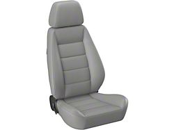Corbeau Sport Reclining Seats with Double Locking Seat Brackets; Gray Vinyl (16-23 Tacoma)