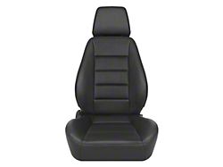 Corbeau Sport Reclining Seats with Seat Heater; Black Vinyl; Pair (Universal; Some Adaptation May Be Required)