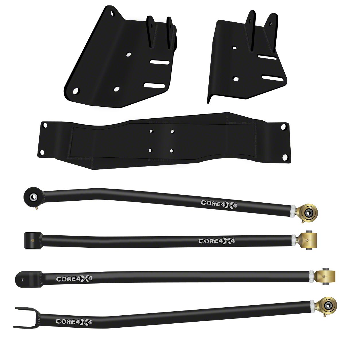 Core 4x4 Jeep Cherokee Front Full Heavy Duty Long Arm Upgrade; Tier Three T3JXJMJFHDLAU1 (86