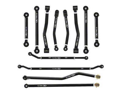Core 4x4 Cruise Series Adjustable Upper and Lower Control Arm, Track Bar and 2.5-Ton Steering Kit (20-25 Jeep Gladiator JT)