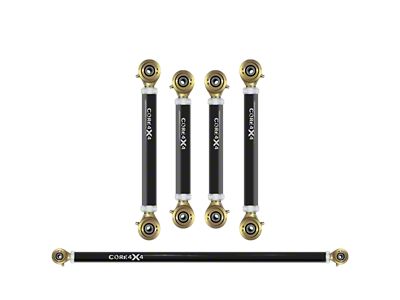 Core 4x4 Crawl Series Adjustable Rear Upper and Lower Control Arm and Track Bar Kit (05-10 Jeep Grand Cherokee WK)