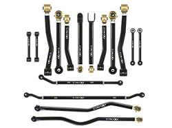 Core 4x4 Camp Series Adjustable Upper and Lower Control Arm, Track Bar, 2.5-Ton Steering and End Link Kit (07-18 Jeep Wrangler JK)