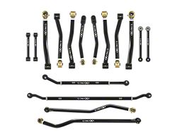 Camp Series Adjustable Upper and Lower Control Arm, Track Bar, 2.5-Ton Steering and End Link Kit (18-25 Jeep Wrangler JL)