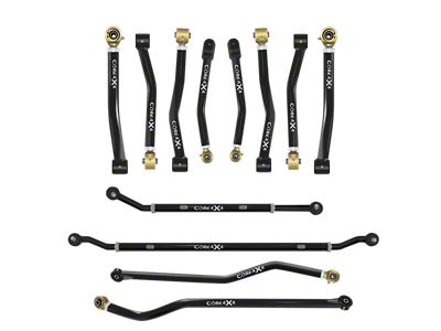 Core 4x4 Camp Series Adjustable Upper and Lower Control Arm, Track Bar and 2.5-Ton Steering Kit (18-25 Jeep Wrangler JL)