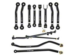 Cruise Series Adjustable Upper and Lower Control Arm, Track Bar and Currectlync Kit (97-06 Jeep Wrangler TJ)