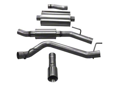 Corsa Performance Touring Single Exhaust System with Polished Tip; Side Exit (20-25 3.6L Jeep Gladiator JT)