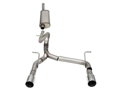 Corsa Performance Sport Cat-Back Exhaust with Polished Tips (18-25 3.6L Jeep Wrangler JL 4-Door w/o E-Torque)