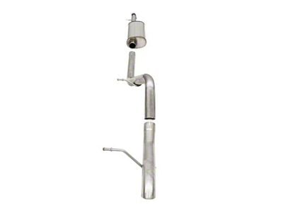 Corsa Performance Sport Cat-Back Exhaust with Turn Down Tip (07-18 3.6L Jeep Wrangler JK 4-Door)