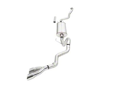 Corsa Performance Sport Single Exhaust System with Black Tips; Side Exit (24-26 Tacoma w/o Leaf Springs)