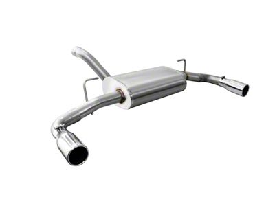 Corsa Performance Sport Axle-Back Exhaust with Polished Tips (18-25 3.6L Jeep Wrangler JL)