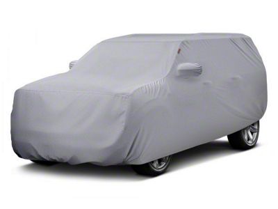 Covercraft Custom Car Covers Form-Fit Car Cover; Silver Gray (19-24 4Runner TRD Pro w/ Roof Rack)