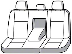 Covercraft Seat Saver Waterproof Polyester Custom Second Row Seat Cover; Gray (10-24 4Runner w/o Third Row Seats)