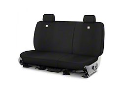 Covercraft Carhartt Super Dux SeatSaver Custom Second Row Seat Covers; Black (21-26 Bronco 4-Door w/ Fold-Down Armrest)