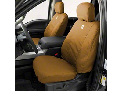 Covercraft SeatSaver Front Row Seat Covers; Carhartt Brown (21-25 Bronco 2-Door)