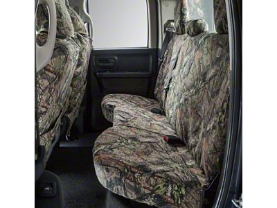 Covercraft SeatSaver Second Row Seat Cover; Carhartt Mossy Oak Break-Up Country (21-25 Bronco 4-Door w/ Fold-Down Armrest)
