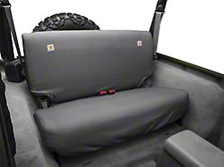 Covercraft SeatSaver Second Row Seat Covers; Carhartt Gravel (97-06 Jeep Wrangler TJ)