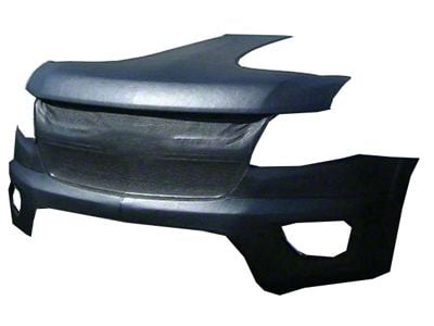 Covercraft Colgan Custom Full Front End Bra; Black Crush (87-95 Jeep Wrangler YJ)