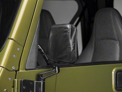 Covercraft Colgan Custom Mirror Bra; Black Crush (87-06 Jeep Wrangler YJ & TJ)