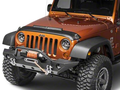 Covercraft Colgan Custom Sport Bra; Black Crush (07-18 Jeep Wrangler JK)