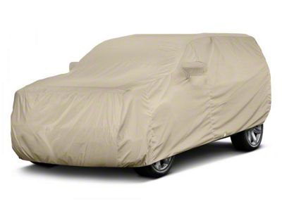 Covercraft Custom Car Covers Flannel Car Cover; Tan (99-04 Jeep Grand Cherokee WJ)