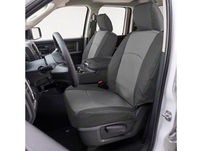 Covercraft Precision Fit Seat Covers Endura Custom Front Row Seat Covers; Silver/Charcoal (22-25 Frontier)