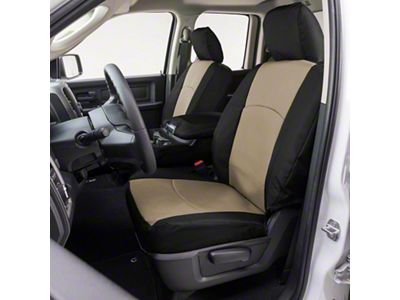 Covercraft Precision Fit Seat Covers Endura Custom Front Row Seat Covers; Tan/Black (22-25 Frontier)