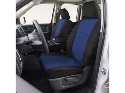 Covercraft Precision Fit Seat Covers Endura Custom Second Row Seat Cover; Blue/Black (23-25 Frontier Crew Cab)