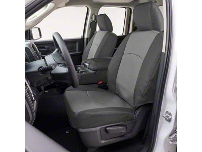 Covercraft Precision Fit Seat Covers Endura Custom Second Row Seat Cover; Silver/Charcoal (22-25 Frontier King Cab)