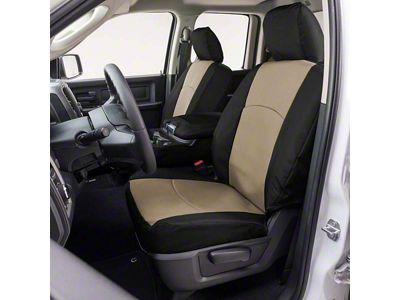 Covercraft Precision Fit Seat Covers Endura Custom Second Row Seat Cover; Tan/Black (22-25 Frontier King Cab)