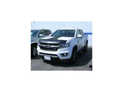 Covercraft Colgan Custom T-Style Hood Bra; Black Crush (05-08 Frontier)