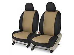 Covercraft Precision Fit Seat Covers Endura Custom Front Row Seat Covers; Tan/Black (97-01 Jeep Cherokee XJ)