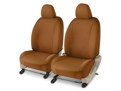 Covercraft Carhartt PrecisionFit Custom Front Row Seat Covers; Brown (20-25 Jeep Gladiator JT Mojave)
