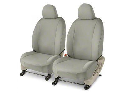 Covercraft Precision Fit Seat Covers Endura Custom Front Row Seat Covers; Silver (20-25 Jeep Gladiator JT, Excluding Mojave)