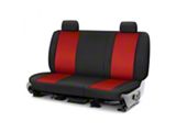 Covercraft Precision Fit Seat Covers Endura Custom Second Row Seat Cover; Red/Black (20-26 Jeep Gladiator JT)